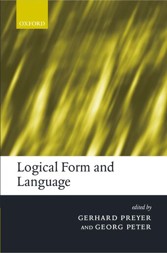 Logical Form and Language book cover