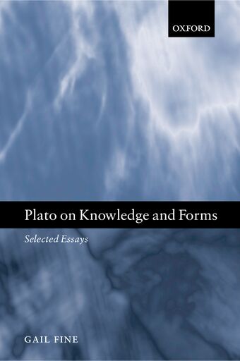 Plato on Knowledge and Forms book cover