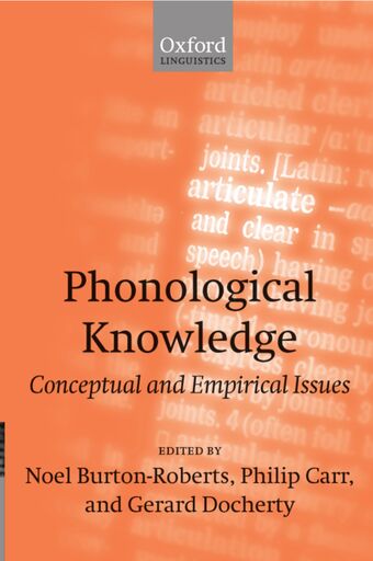 Phonological Knowledge book cover