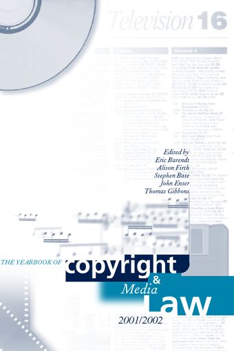 Yearbook of Copyright and Media Law, Volume VI 2001-2002 book cover