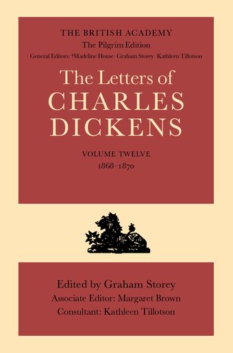 The Letters of Charles Dickens: Volume 12 book cover