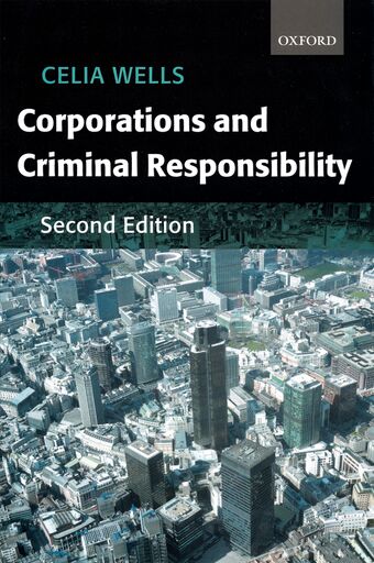 Corporations and Criminal Responsibility book cover
