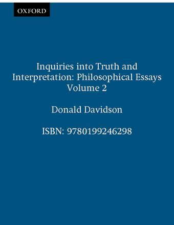 Inquiries Into Truth and Interpretation book cover