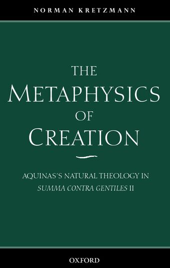 The Metaphysics of Creation book cover