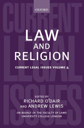Law and Religion book cover
