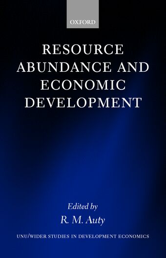 Resource Abundance and Economic Development book cover