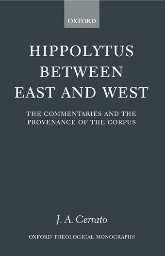 Hippolytus Between East and West book cover