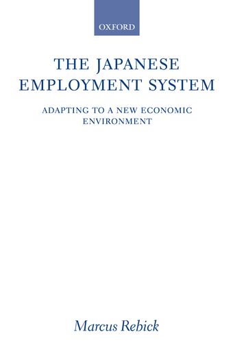 The Japanese Employment System book cover