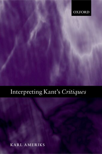 Interpreting Kants Critiques book cover