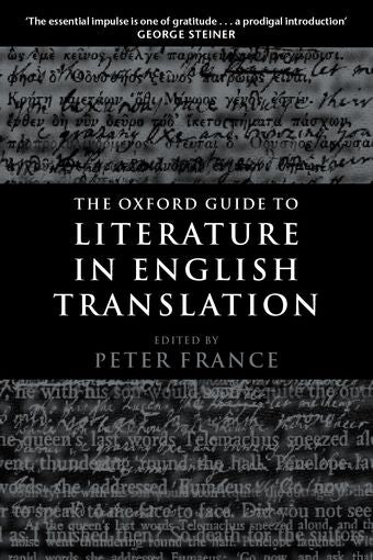 The Oxford Guide to Literature in English Translation book cover