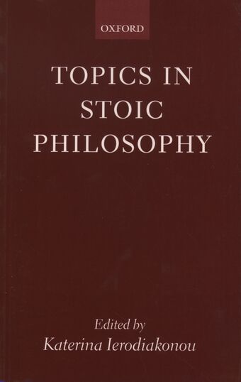 Topics in Stoic Philosophy book cover