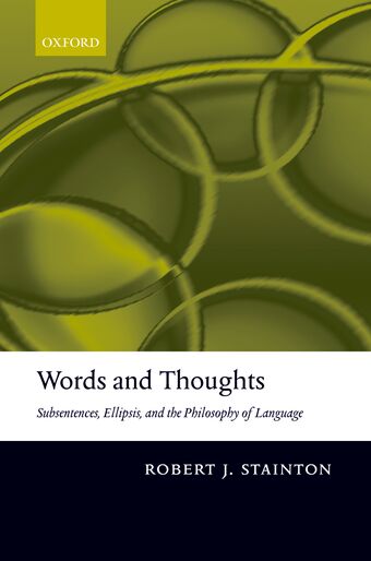 Words and Thoughts book cover
