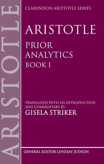 Prior Analytics, Book I book cover