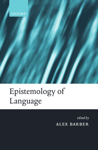Epistemology of Language book cover