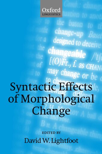 Syntactic Effects of Morphological Change book cover