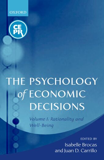 The Psychology of Economic Decisions book cover