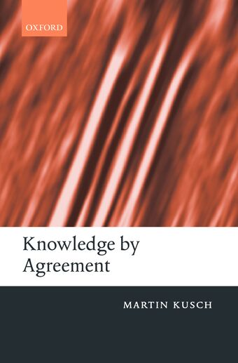 Knowledge By Agreement book cover