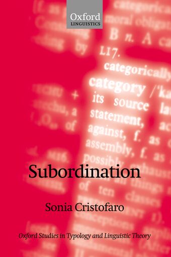 Subordination book cover