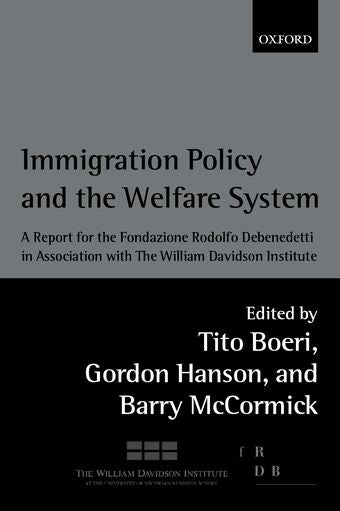 Immigration Policy and the Welfare System book cover