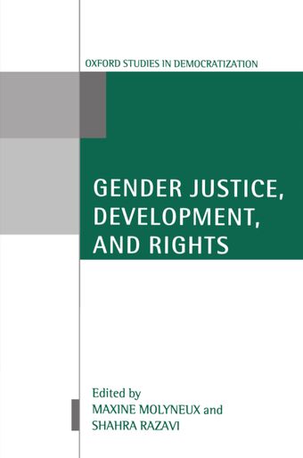 Gender Justice Development and Rights book cover