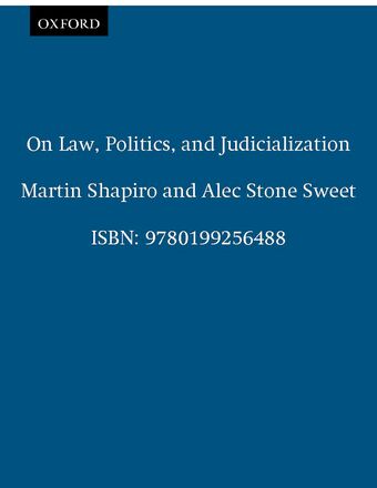 On Law Politics and Judicialization book cover