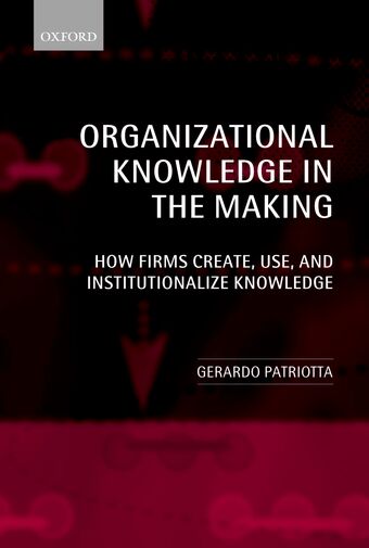 Organizational Knowledge in the Making book cover