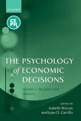 The Psychology of Economic Decisions book cover