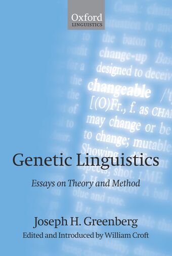 Genetic Linguistics book cover