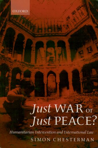 Just War or Just Peace book cover