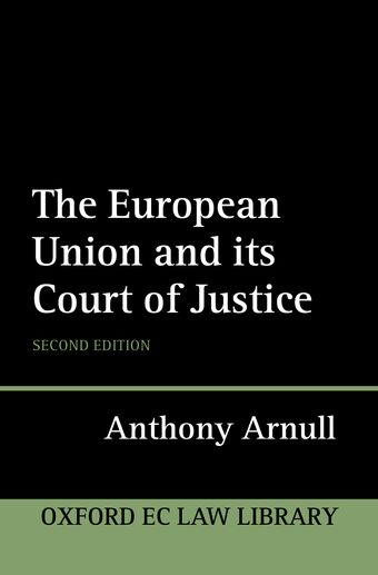 The European Court of Justice book cover