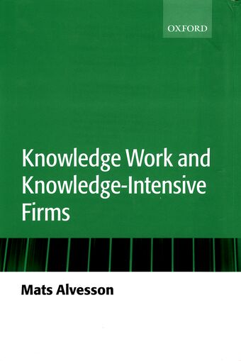 Knowledge Work and Knowledge-Intensive Firms book cover
