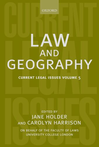 Law and Geography book cover