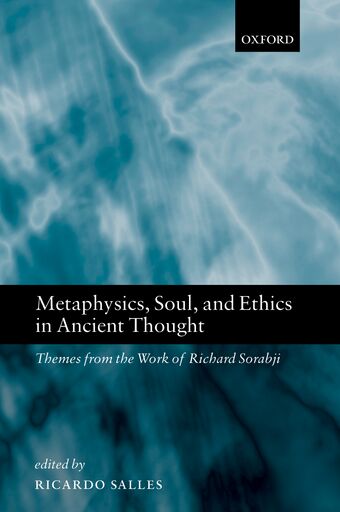 Metaphysics, Soul, and Ethics in Ancient Thought book cover