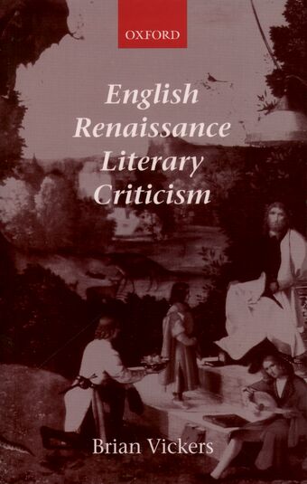 English Renaissance Literary Criticism book cover