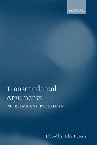 Transcendental Arguments book cover