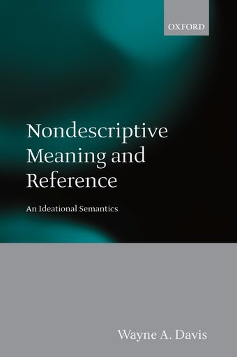 Nondescriptive Meaning and Reference book cover