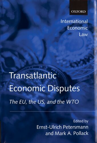 Transatlantic Economic Disputes book cover