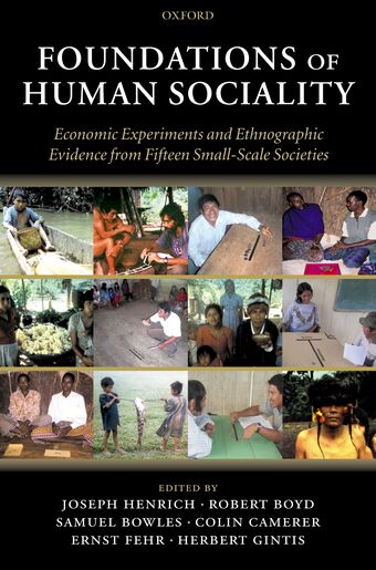 Foundations of Human Sociality book cover