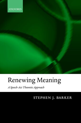 Renewing Meaning book cover