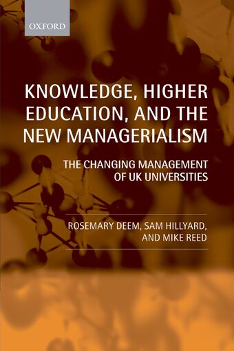 Knowledge, Higher Education, and the New Managerialism book cover
