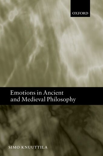 Emotions in Ancient and Medieval Philosophy book cover