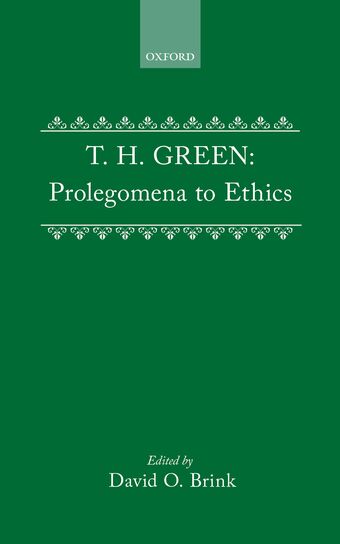Prolegomena to Ethics book cover