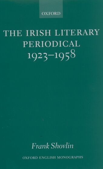 The Irish Literary Periodical 1923-58 book cover