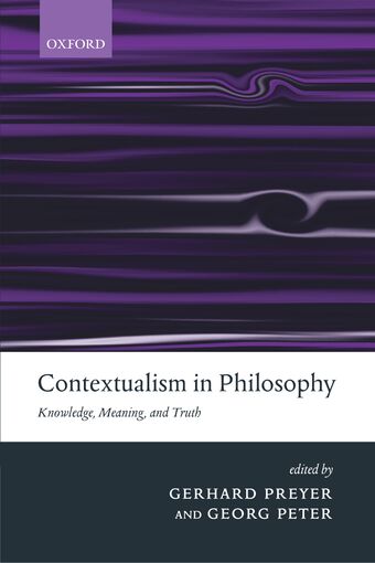 Contextualism in Philosophy book cover
