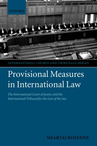 Provisional Measures in International Law book cover