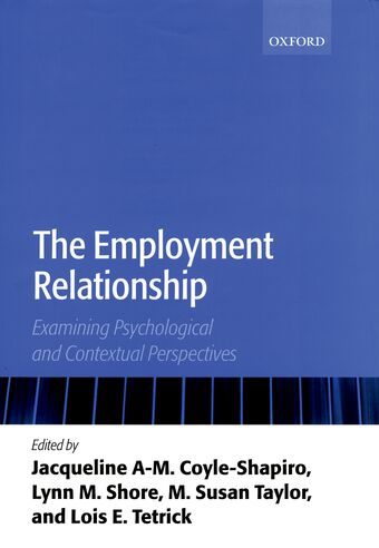 The Employment Relationship book cover