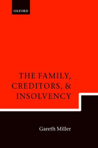 The Family, Creditors, and Insolvency book cover
