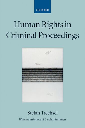 Human Rights In Criminal Proceedings book cover