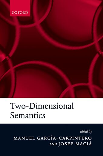 Two-Dimensional Semantics book cover