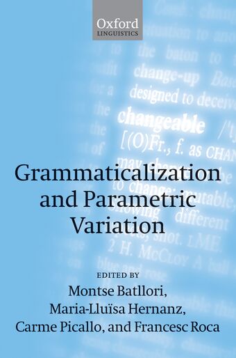 Grammaticalization and Parametric Variation book cover